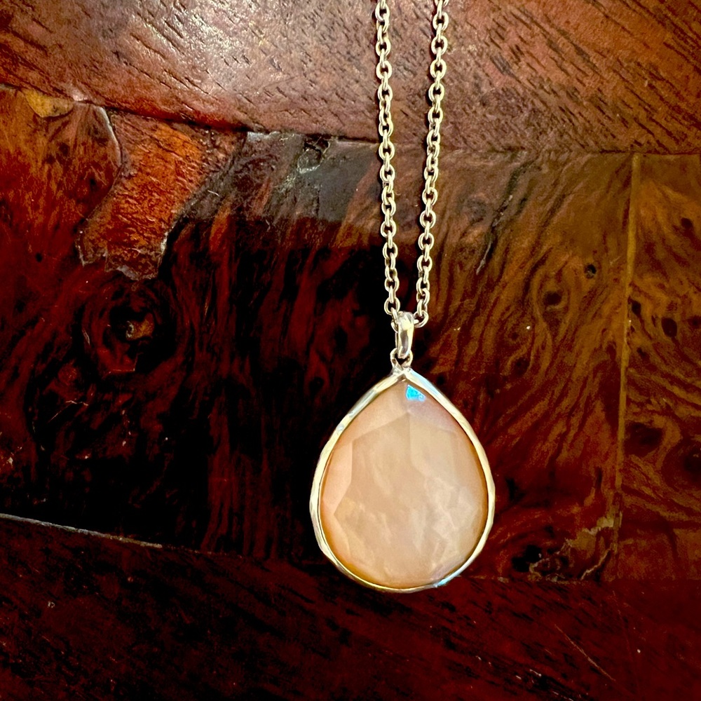 Ippolita Wonderland Rose Quartz Necklace 925 Sterling